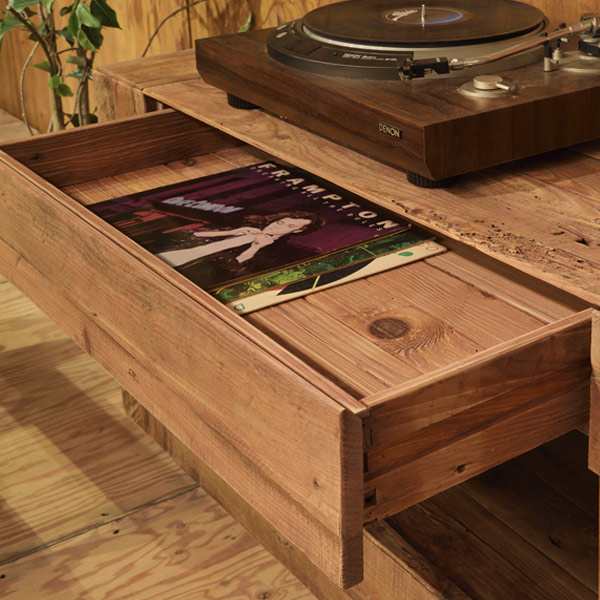 楽天市場】テレビ台 ローボード 幅210cm 古材 天然木 レトロ調