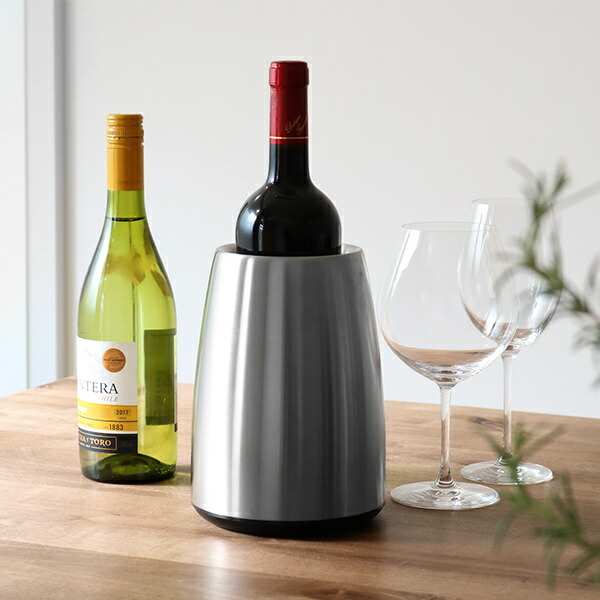 楽天市場】ワインホルダー vacuvin ワインクーラー ステンレス 卓上用