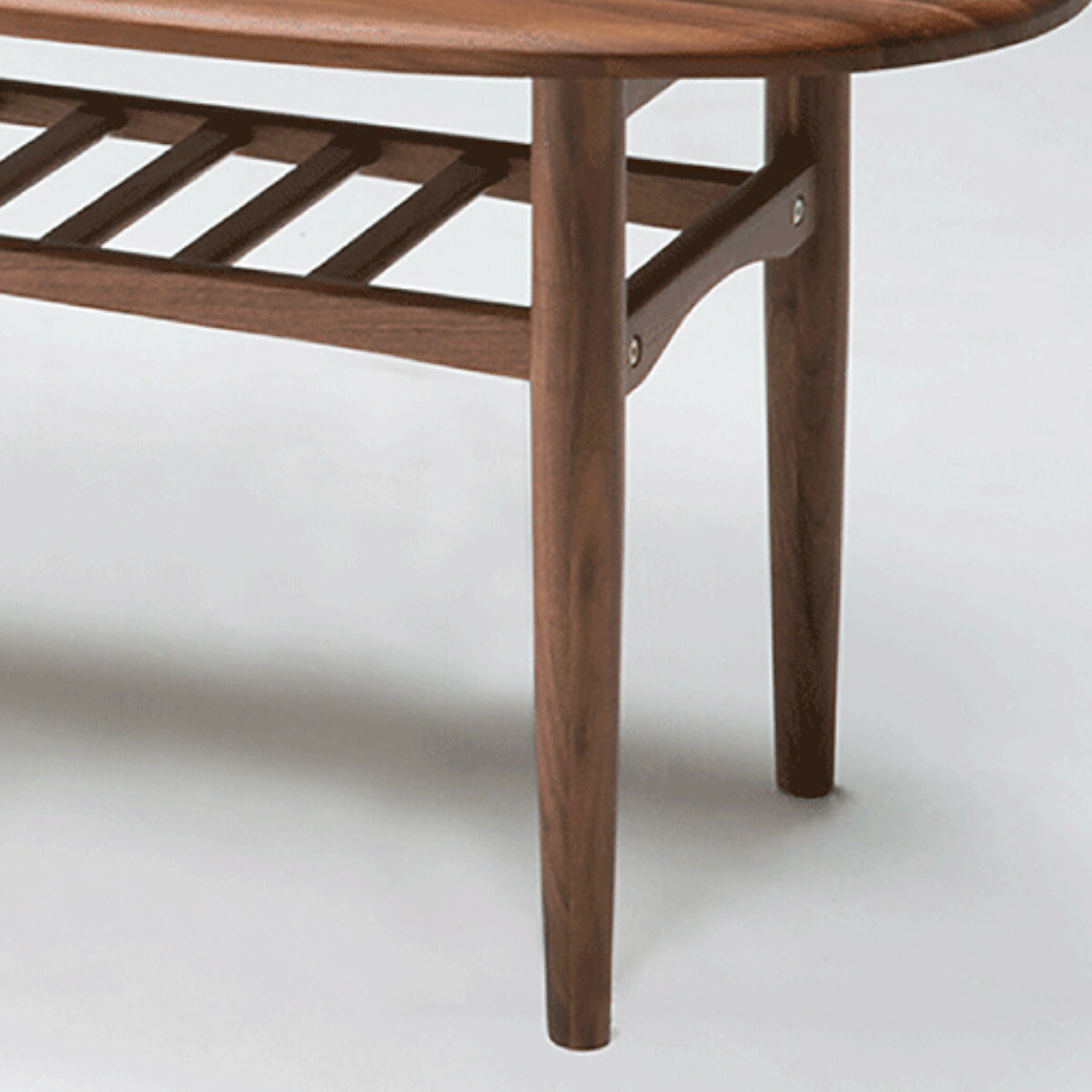 楽天市場】センターテーブル 幅105cm 木製 ラック 天然木 オーバル