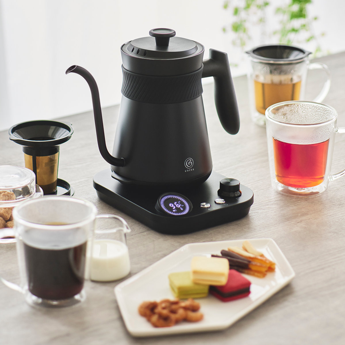 楽天市場】Cores フリータイムケトル 0.8L ドリップケトル （ コレス
