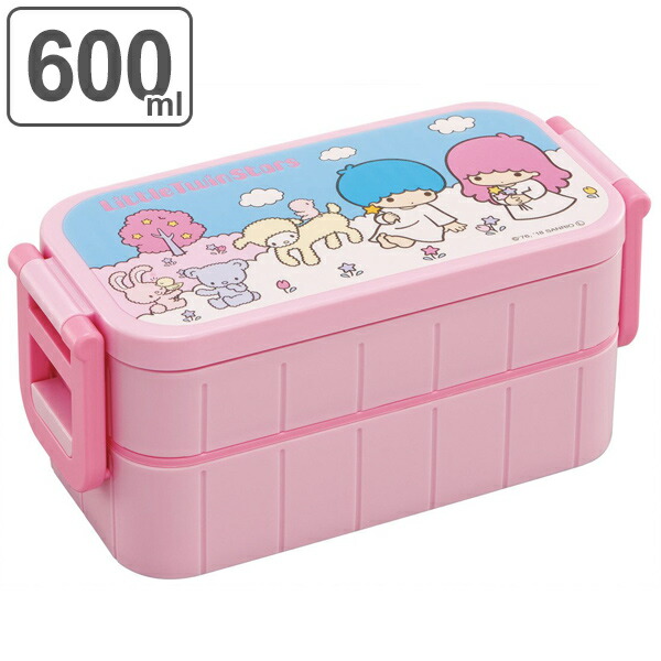 楽天市場】お弁当箱 リトルツインスターズ 2段 600ml 箸付き