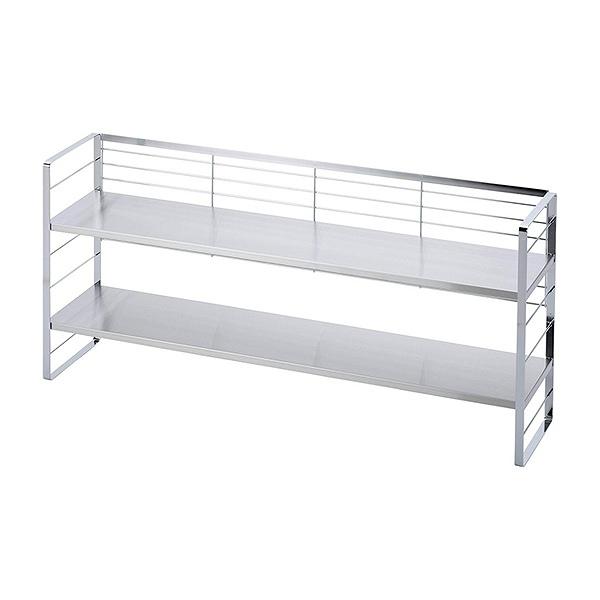 楽天市場】キッチンラック ステンレス棚の出窓シェルフ 幅88cm 日本製