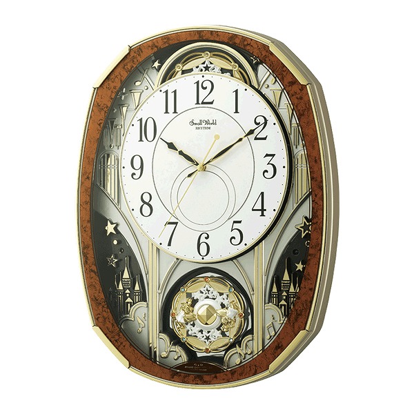 楽天市場】からくり時計 スモールワールドノエルM 電波時計 30曲収録