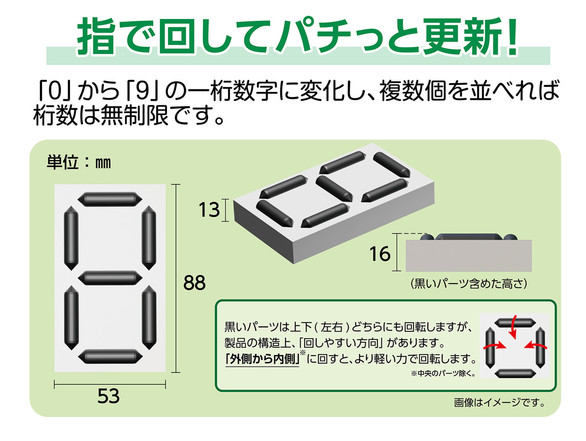 楽天市場】無災害記録表 くるっと3D数字札式 「 ゼロ災達成 」 45.3
