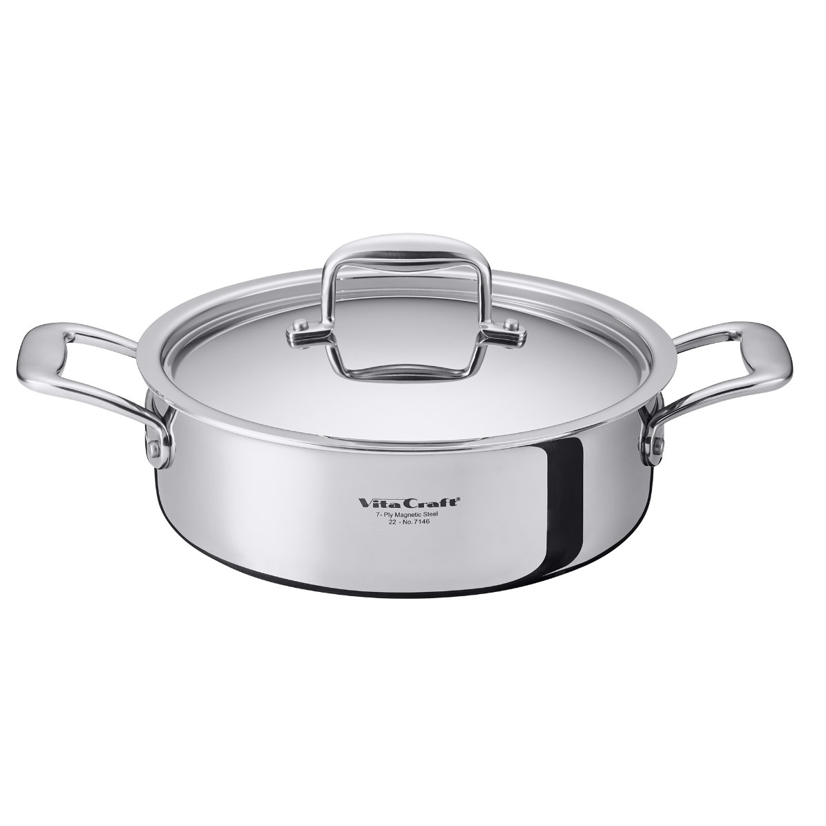 楽天市場】Vita Craft 両手鍋 浅型 24cm IH対応 Nシリーズ ステンレス