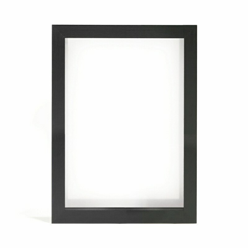 楽天市場】KANI フォトフレーム A4 黒枠 低反射アクリル板仕様 / 額縁