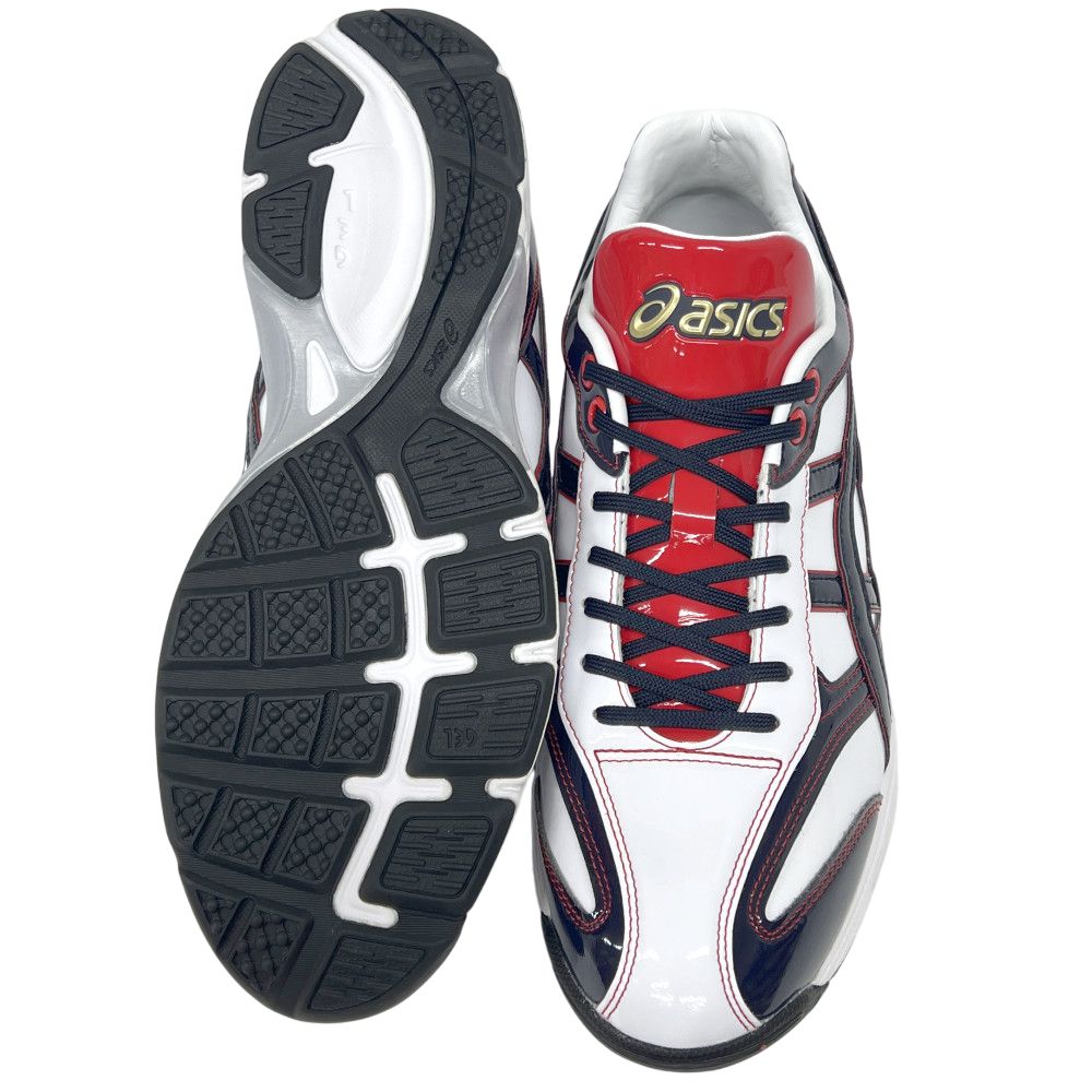 楽天市場】【サイズ交換送料無料】ネイビー×ホワイト アシックス 野球