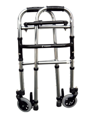 楽天市場】歩行器 介護 室内 折りたたみ ミニフレームウォーカー