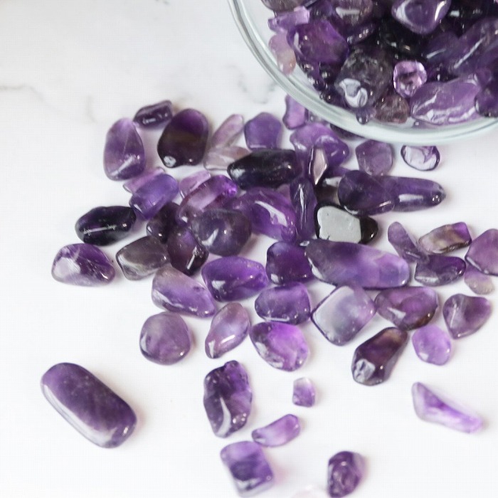 楽天市場】アメジスト さざれ石 小粒 50g オルゴナイト アメシスト