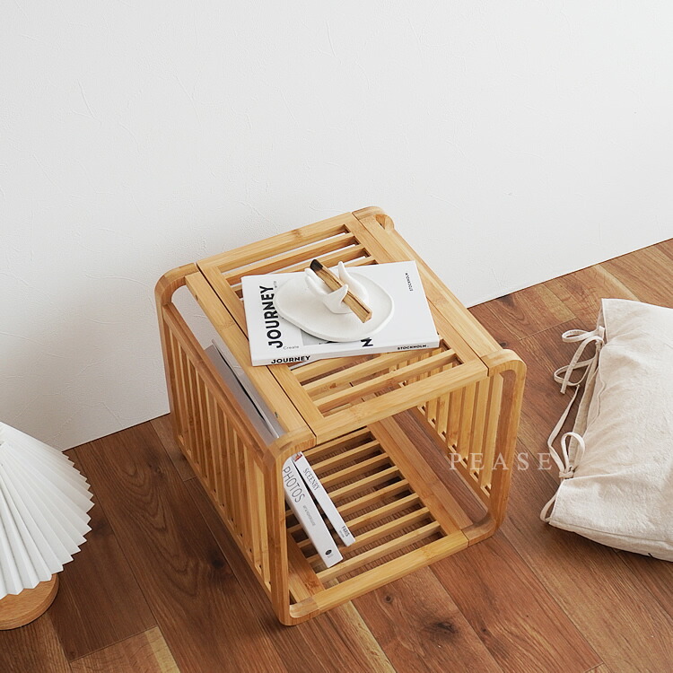 楽天市場】【全品5%OFFクーポン】【最強配送】バンブーラック 1段 棚