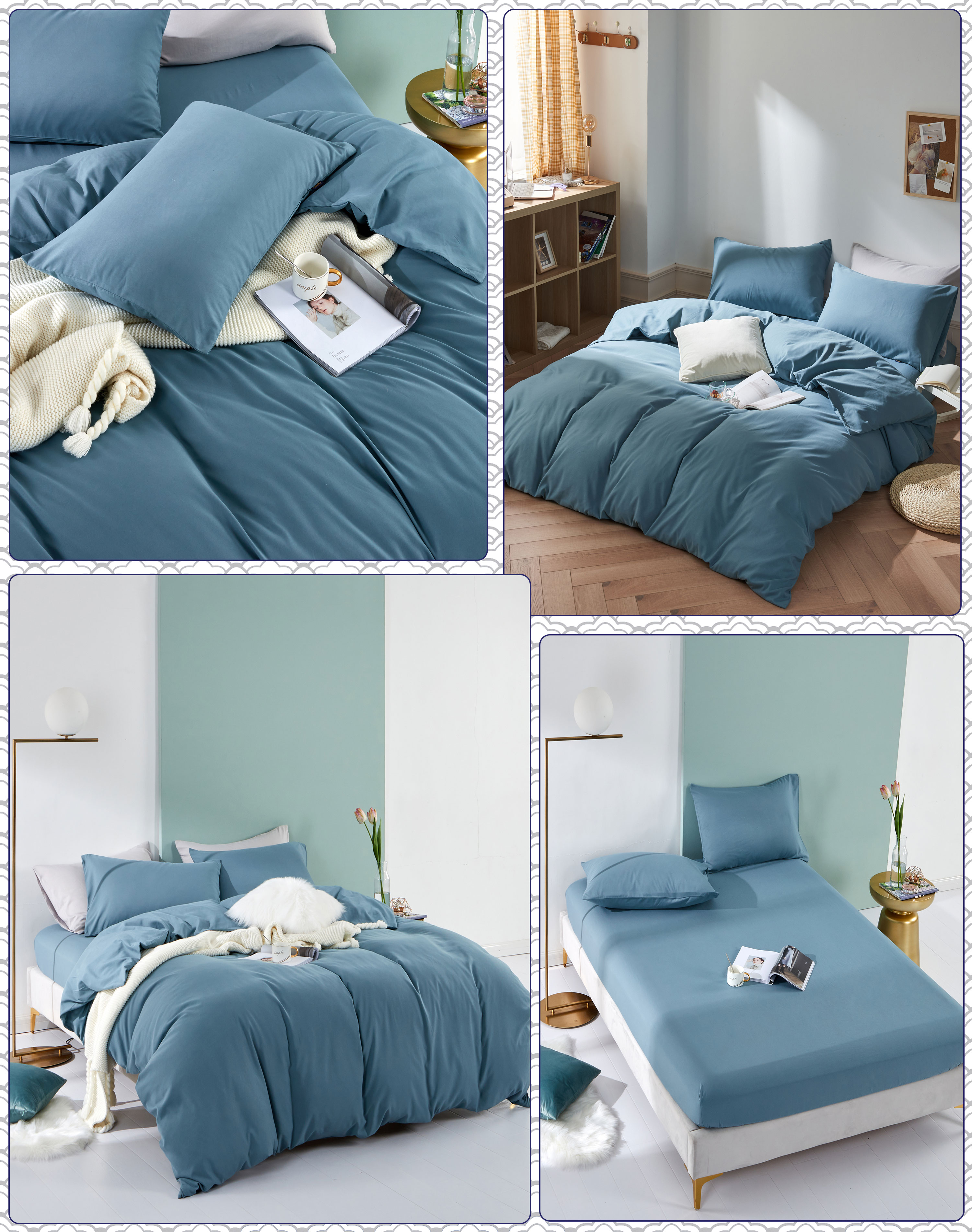 楽天市場】MILDLY 【単品 / 4点セット】 布団カバーセット 4点セット