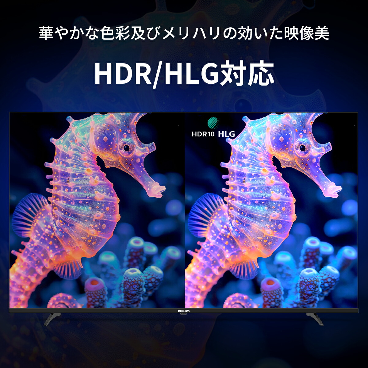 楽天市場】Philips テレビ 50型 チューナーレステレビ ブルーライト