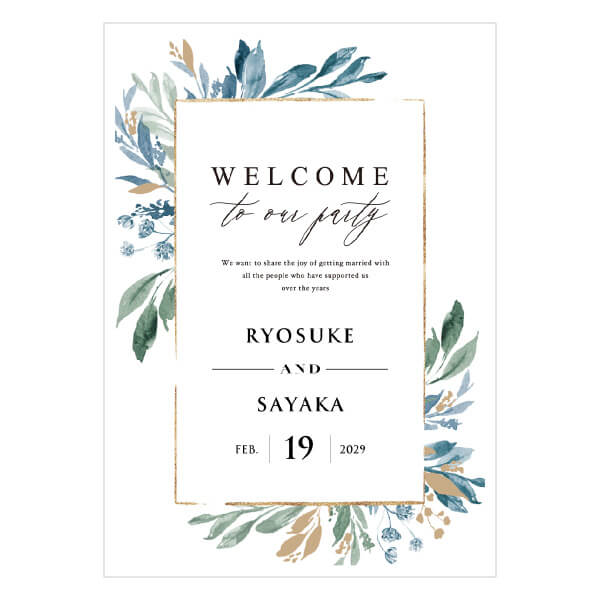 楽天市場】グラフィック ウェルカムボード（シアージェニック リーフ