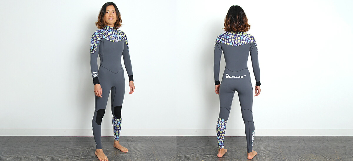 楽天市場】最新モデル MELLOW GIRLS ウェットスーツ ジャーフル 3mm