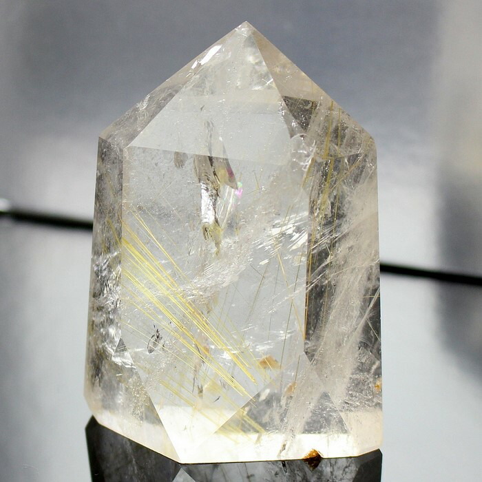 楽天市場】ルチルクォーツ ポイント rutile quartz 金針水晶 ルチル