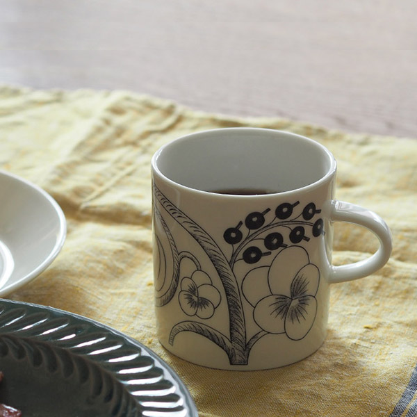 楽天市場】アラビア ブラック パラティッシ マグ 240ml / ARABIA