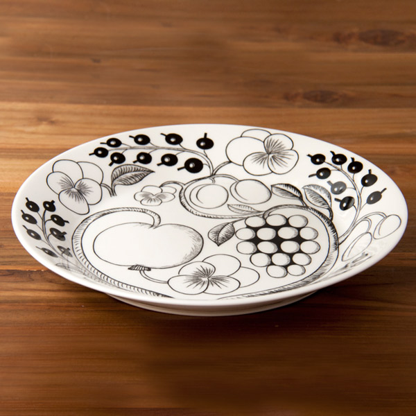 楽天市場】アラビア ブラック パラティッシ プレート 26cm / ARABIA