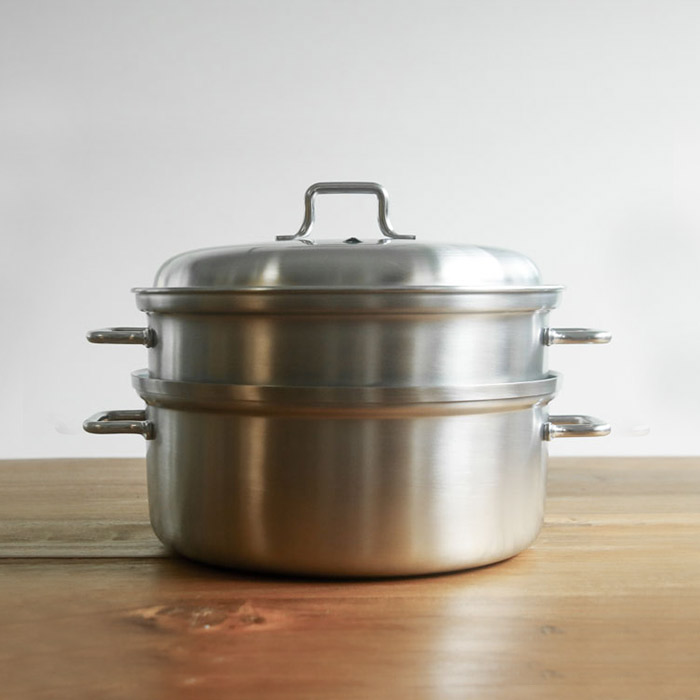 楽天市場】工房アイザワ 200Vスチーマー 18cm / 蒸し器 両手鍋