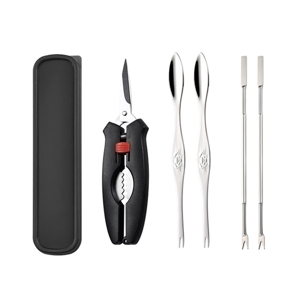 楽天市場】カニ専用道具 5本セット かに割り カニ フォーク カニ