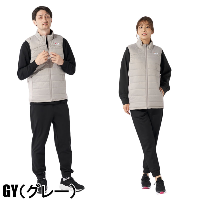 楽天市場】FILA フィラ ユニセックス 電熱ベスト 中綿 441927 アウター