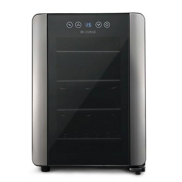 楽天市場】+LOUNGE 12本収納ワインセラー LNE-W2312B【送料無料
