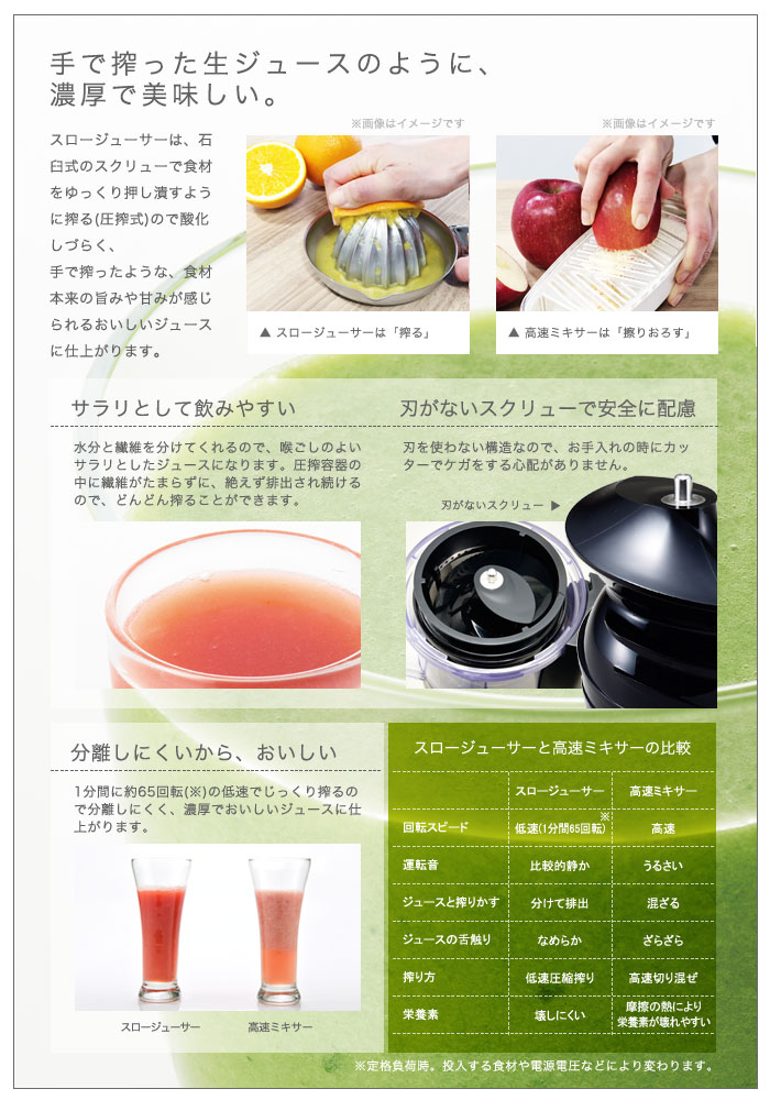 楽天市場】スロージューサー siroca シロカ SSJ-201 siroca crossline