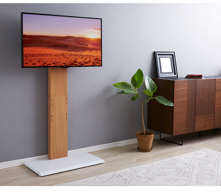 楽天市場】壁掛け風テレビ台 ハイタイプ ホワイト テレビ台 32型〜60型