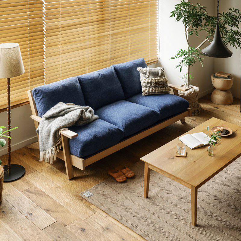 楽天市場】3人掛けソファー NOANA ノアナ ブラウンフレーム 北欧