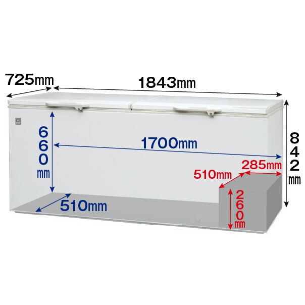 楽天市場】業務用 冷凍ストッカー 冷凍庫 560L 急速冷凍機能付 RRS-560