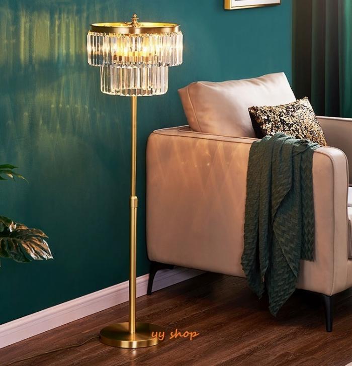 楽天市場】A0617620820FL52高級銅.水晶フロアスタンド スタンドライト