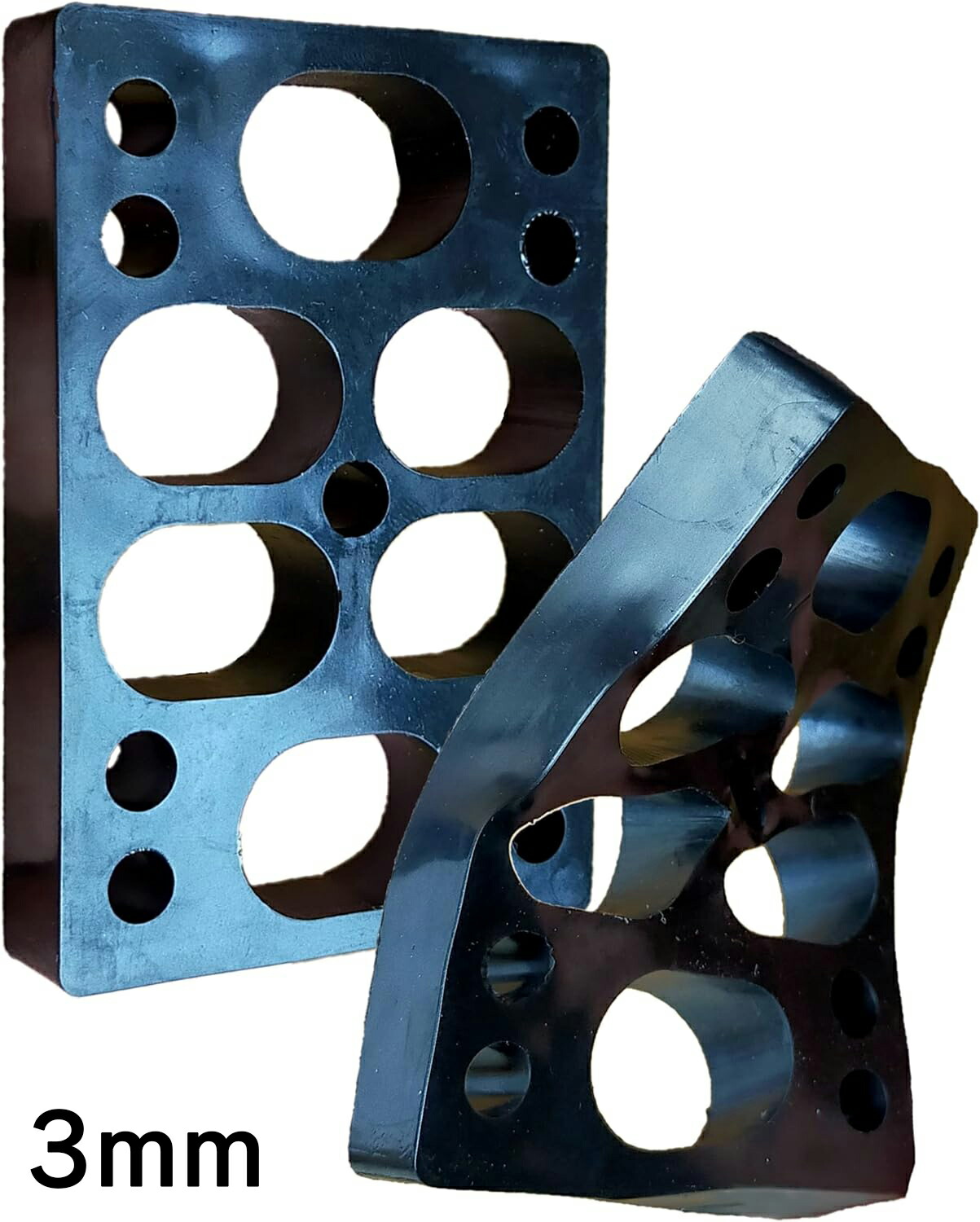 楽天市場】スケートボード ライザー パッド 2枚 ショック 吸収 PU