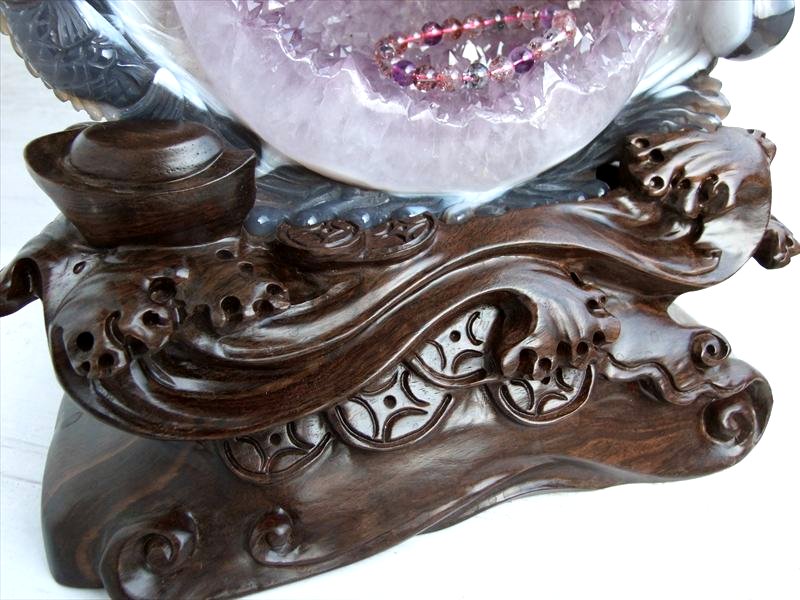 楽天市場】○至高の龍神彫刻 【笑口瑪瑙 玉持ち龍神 龍彫刻置物】重さ