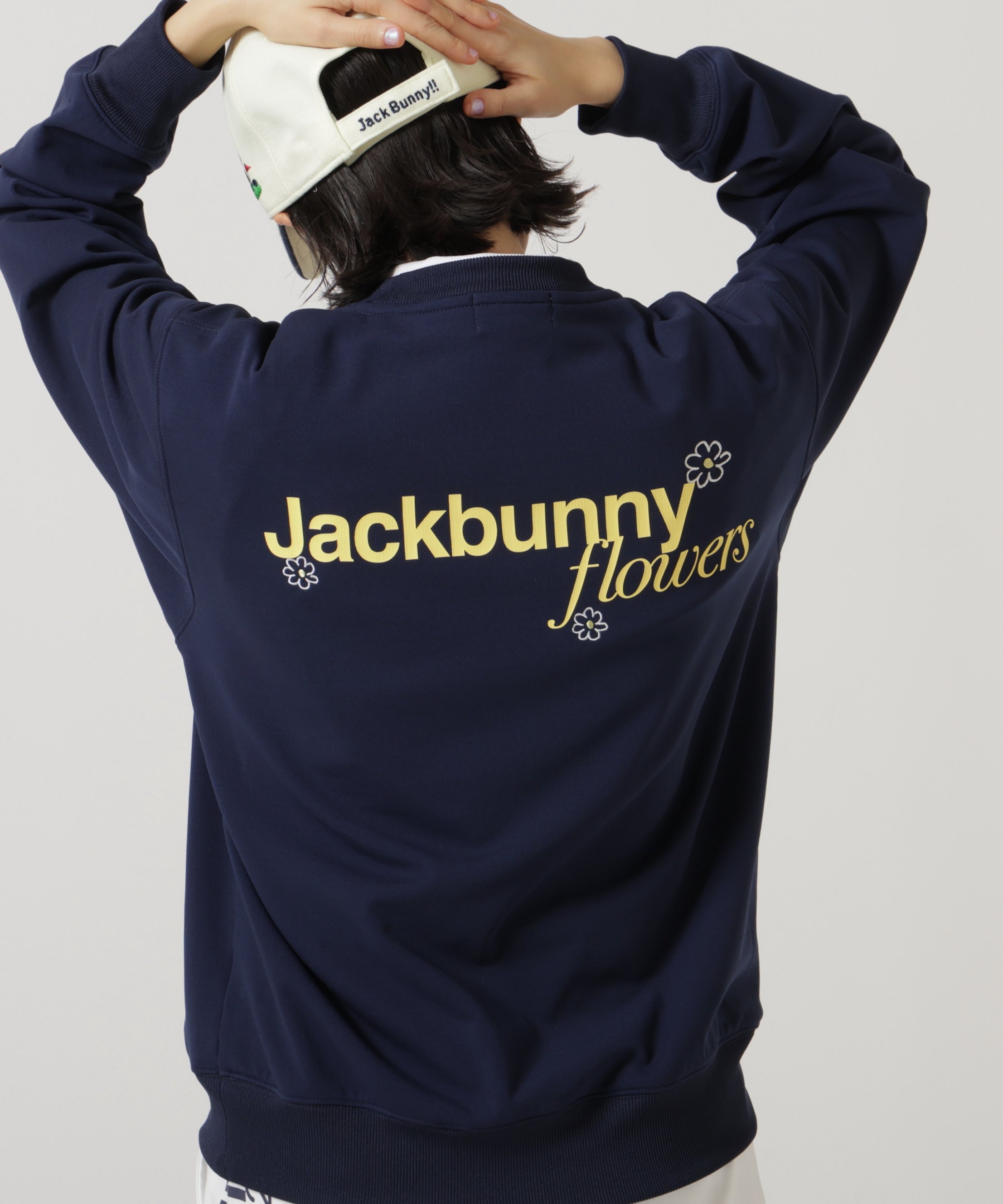 Jack Bunny!!｜ハイゲージダブルフェイス長袖スウェットクルーネック