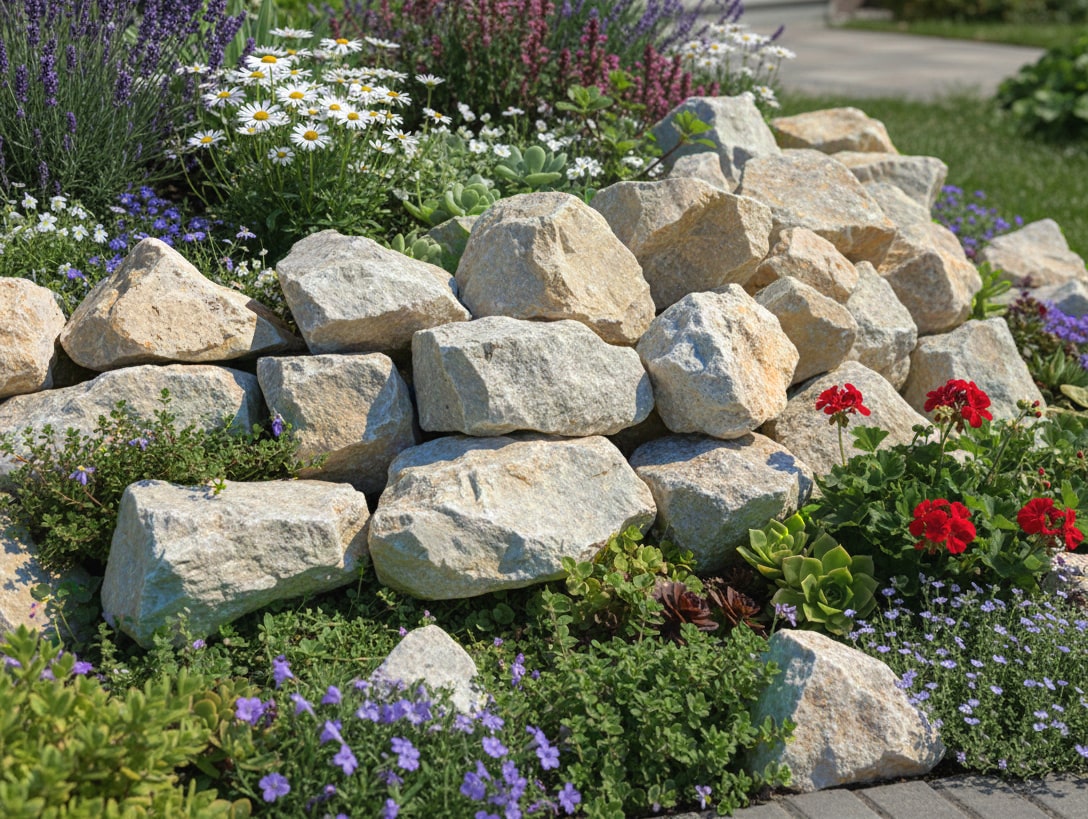 楽天市場】庭石 ロックガーデン 石 岩 黄色 イエロー 白 黄