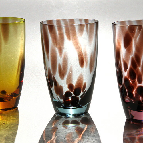 楽天市場】スガハラグラスヒョウ柄のグラスタンブラー : surou web shop