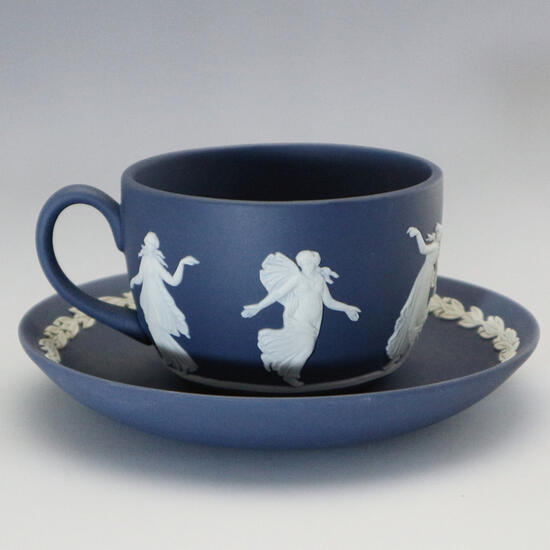 楽天市場】ウェッジウッド Wedgwood ジャスパー ポートランドブルー