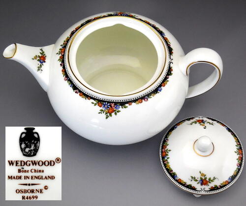 楽天市場】ウェッジウッド Wedgwood オズボーン 英国製 ティーポット