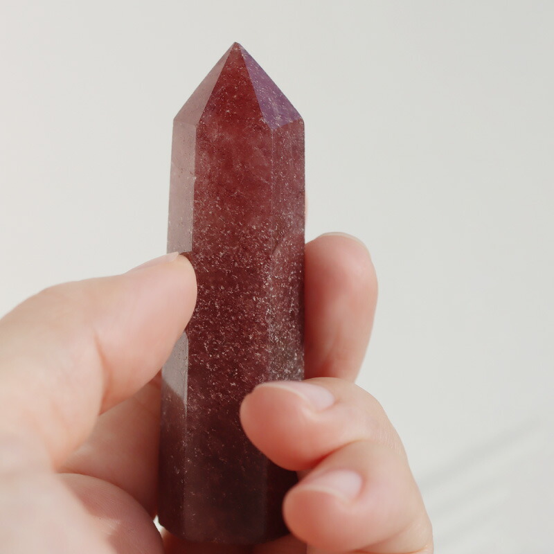 楽天市場】天然石 ストロベリークォーツ ストロベリークオーツ 苺水晶