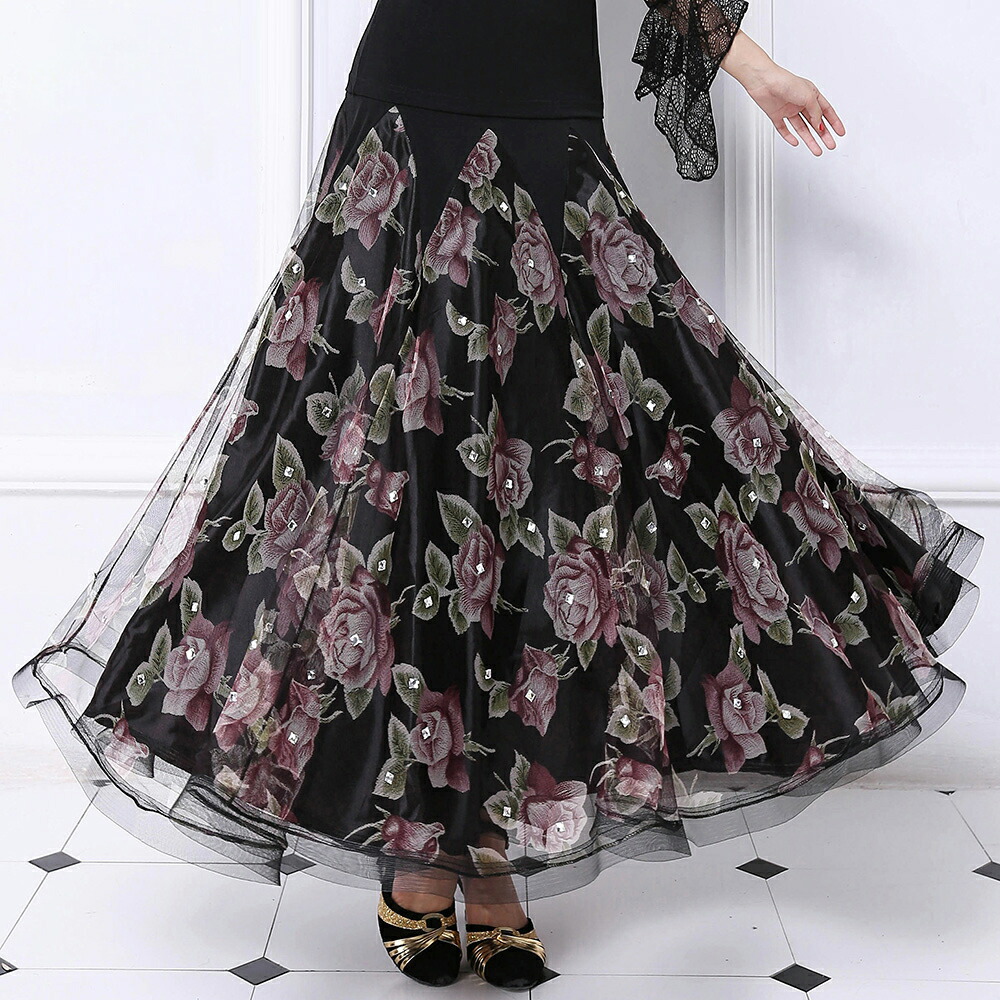 楽天市場】フラメンコ スカート 花柄の通販