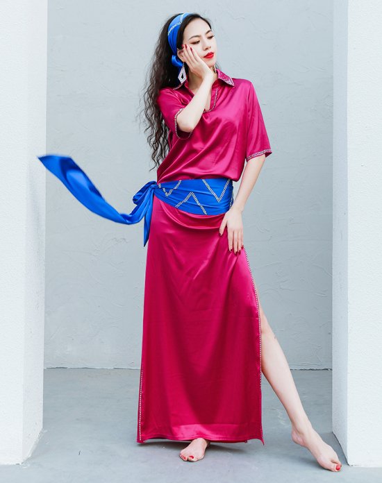 楽天市場】サイーディドレス ホワイト3点セット baladi shaabi saidi