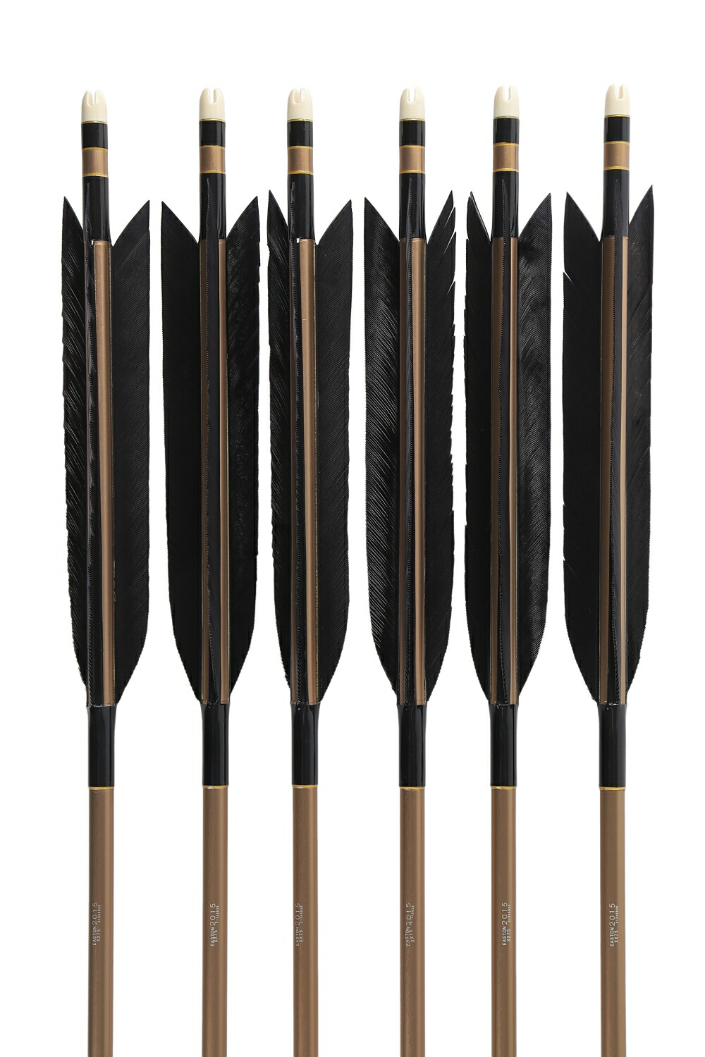 楽天市場】弓道 矢 黒・茶シャフト ターキー KF-15 2015シャフト 6本組