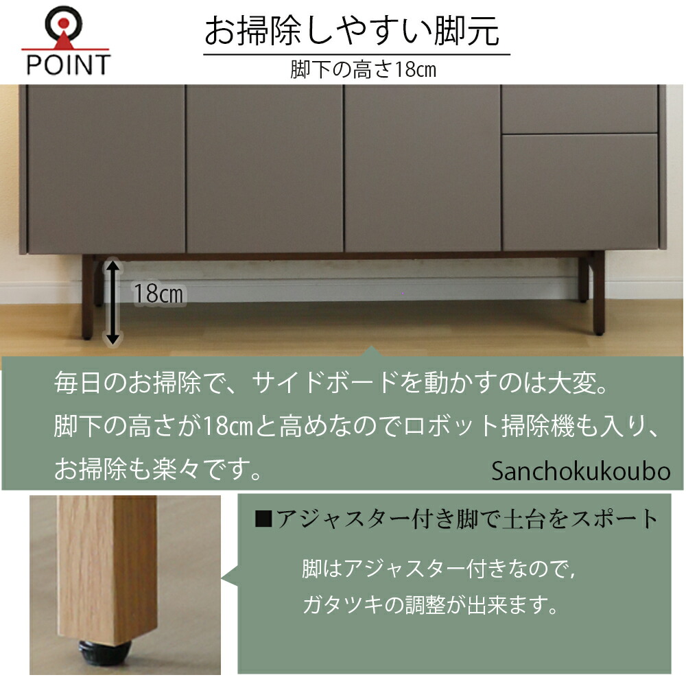 楽天市場】N-VO 120サイドボード 160サイドボード サイドボード TV