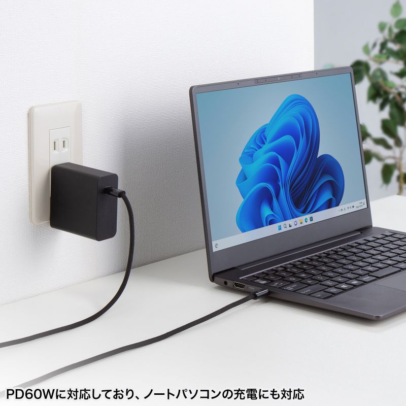 楽天市場】タイプCケーブル USBケーブル シリコンメッシュ PD60W 高