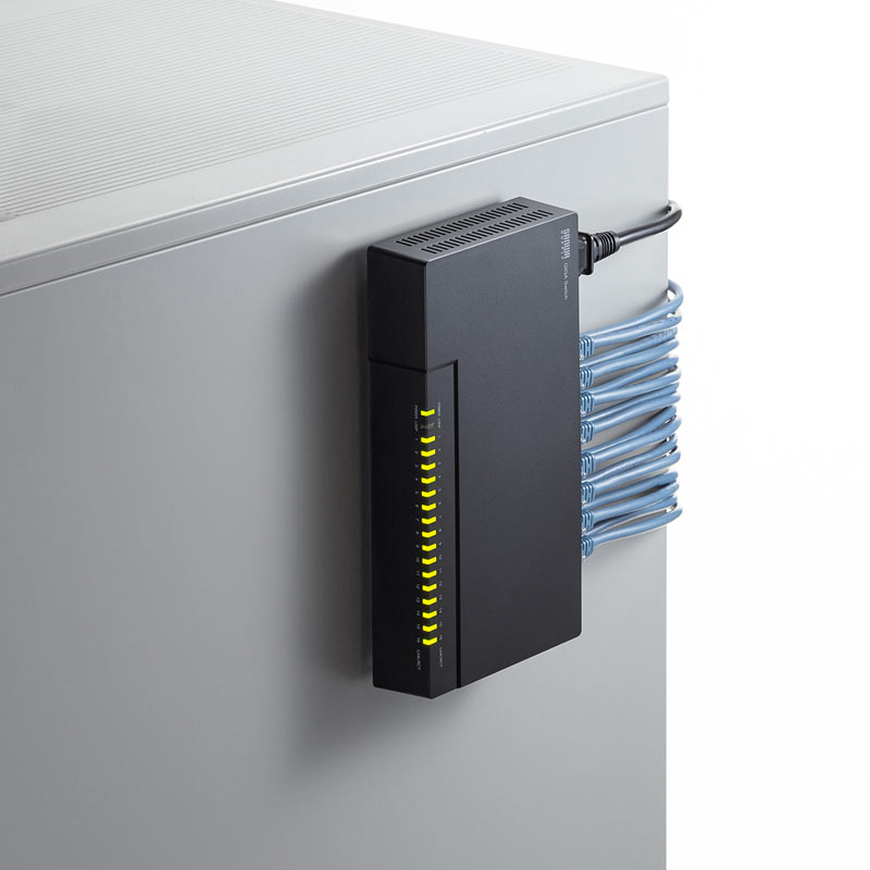 楽天市場】ギガビット対応 スイッチングハブ(16ポート・マグネット付き