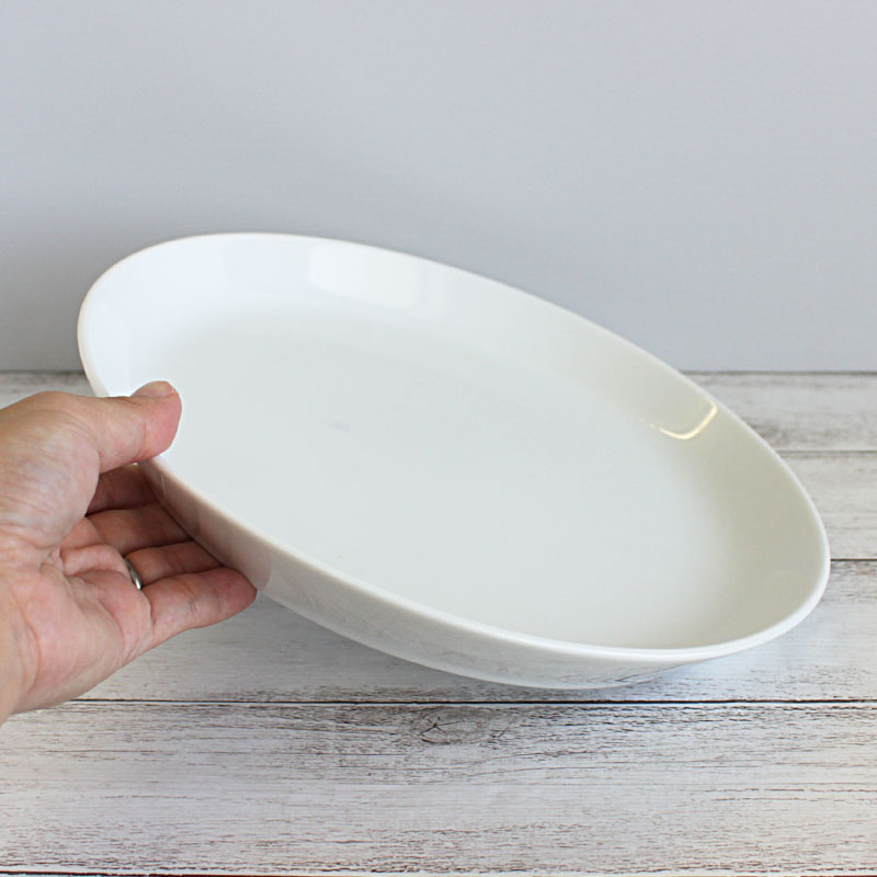 楽天市場】【アウトレット】ホワイト シンプル ワンプレート 23cm （白