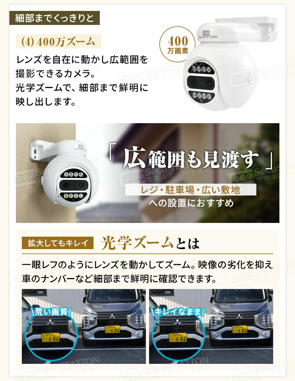 楽天市場】PoE録画機増設用カメラ ※単品では使用できません PoE給電