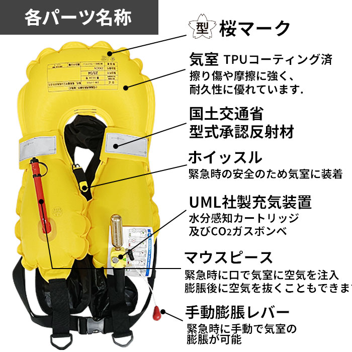 楽天市場】SEAOWLF(シーウルフ) SW-J-F03 ライフジャケット 桜マーク