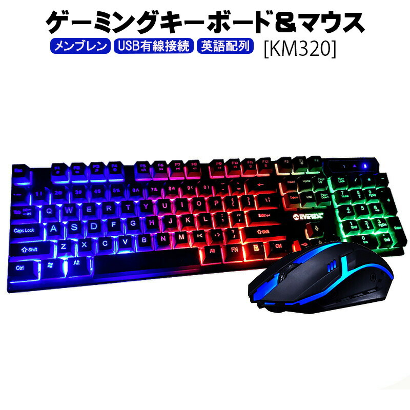 楽天市場】【スーパーセール期間P10】ゲーミングキーボード マウス