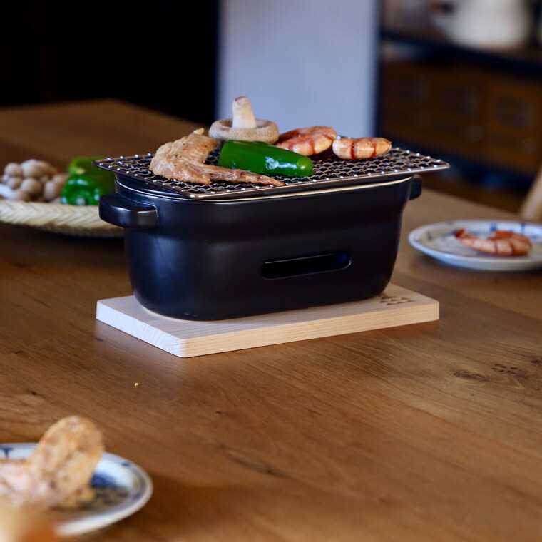 楽天市場】炭火コンロ 【角】 水コンロ 卓上コンロ 炭火焼きグリル