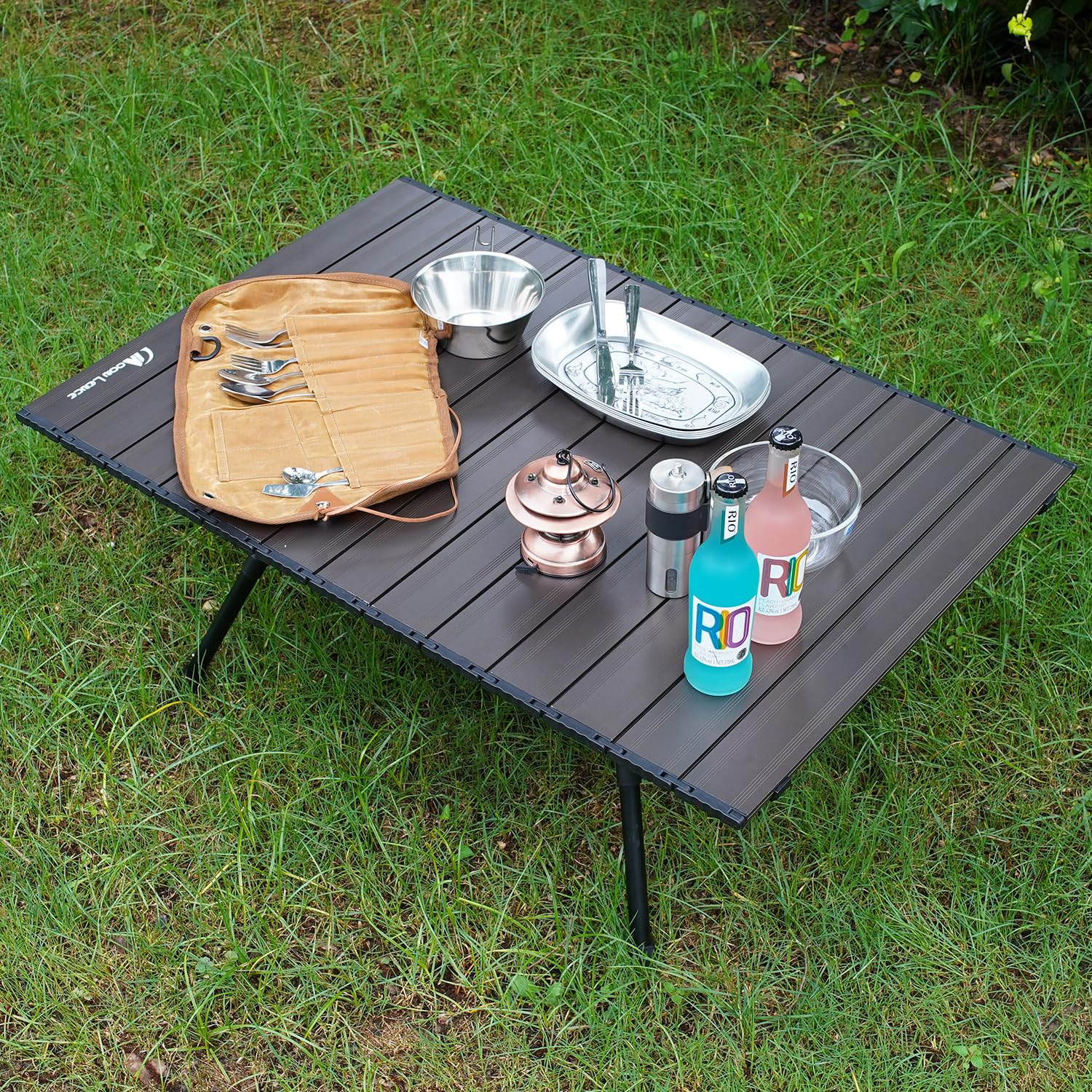 楽天市場】MOON LENCE キャンプ テーブル アウトドア 2階段高さ調整